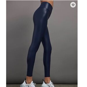 NWT Carbon38 Legging in Navy Blue Shine (XS)